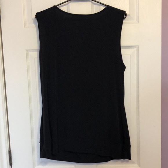 Ricki's black with gold embellishment sleeveless top - Picture 2 of 7